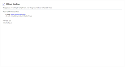 Desktop Screenshot of mikaelnorling.se