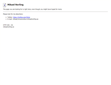 Tablet Screenshot of mikaelnorling.se